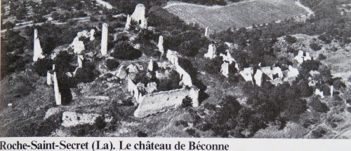 Ruines de Beconne d'après les sources