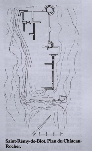 Plan de Chteau Rocher d'aprs les sources