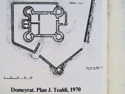 Plan de Domeyrat d'aprs sources