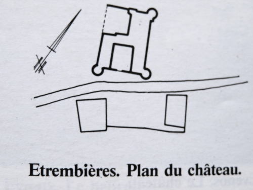 Chteau d'Etrembires d'aprs les sources