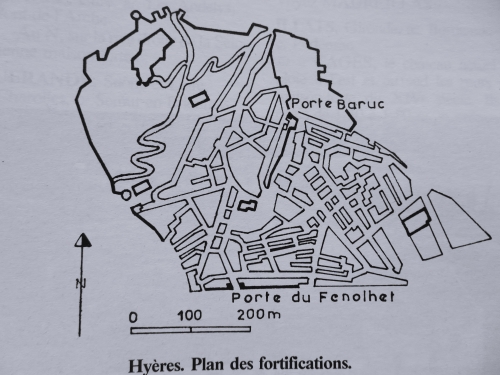 Plan de Hyres d'aprs les sources