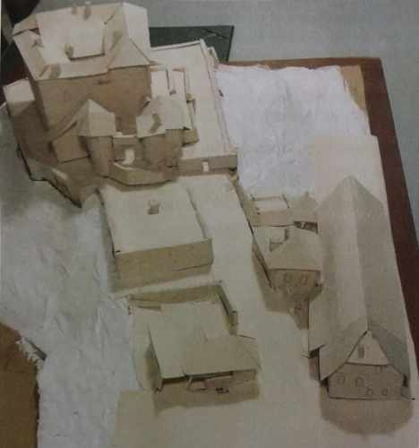 Maquette reproduisant le chteau du Villard ralise par Mr PONCET Benjamin