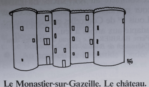 Dessin du Monastier sur Gazeille d'aprs source