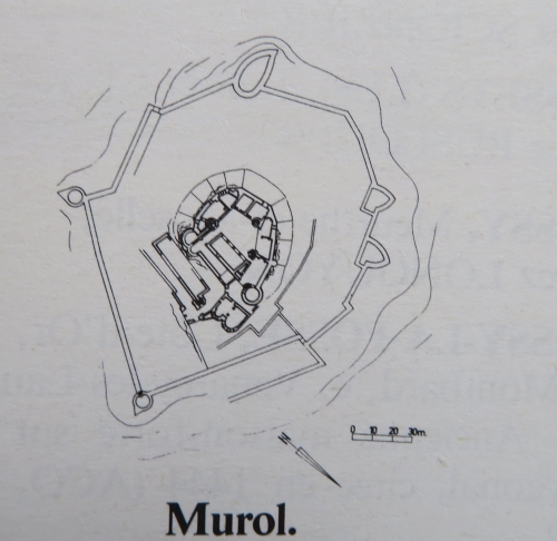 Plan de Murol d'aprs les sources