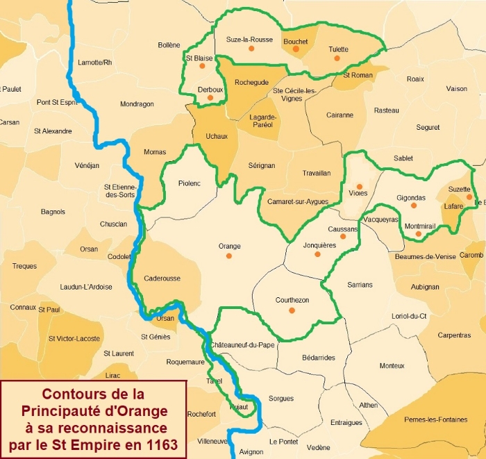 Principaut dOrange au XIIe sicle d'aprs les sources du site l'Amelier