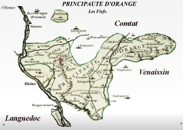 Principaut d'Orange au XVIIIe sicle d'aprs les sources du site l'Amelier