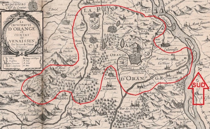 Principaut d'Orange au XVIIe sicle d'aprs les sources du site l'Amelier