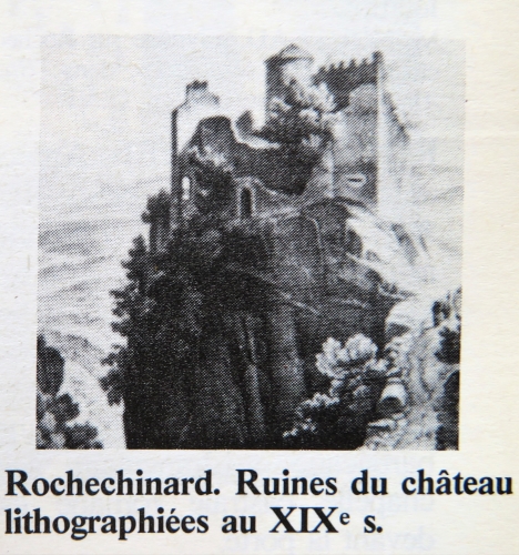 Lithographie de Rochechinard d'après les sources