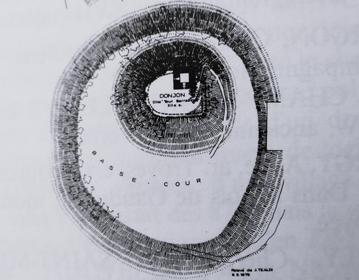 Plan du chteau d' Hry  Ugine