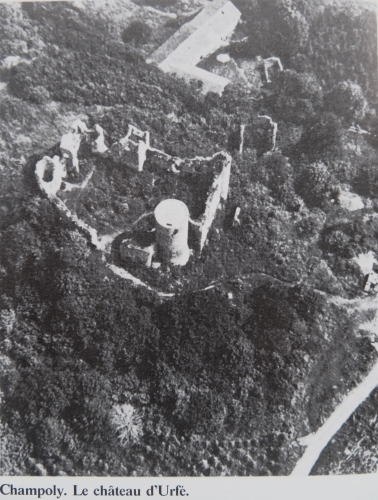Photo du château de d'Urfé d'après les sources