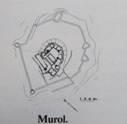 Plan de Murol d'après les sources