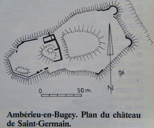 Plan du château de Saint Germain d'après les sources